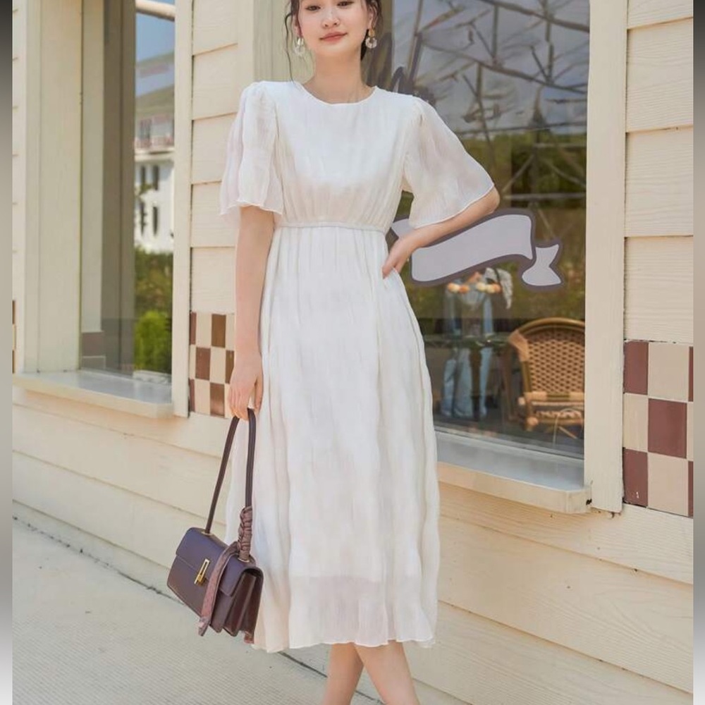 White Midi Dress